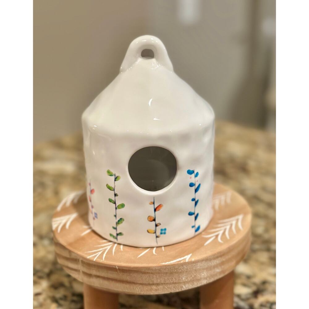 Mini Stems Vines Round Dimply Birhouse New